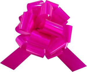 Бант-шар лаковый Фуксия 13 см. / 661108