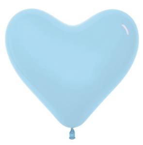 6" сердце светло-голубое (Колумбия)