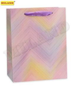 Пакет подарочный L/ПП-4122 26*32*12 cм с глиттером