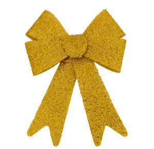 Ел. украшение "Бантик" золото 22*30см / ч22831