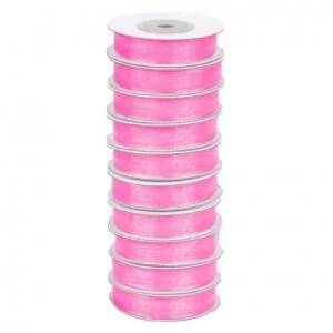 Лента Шифон 1,2 см.*22,85 м. Светло-розовая / 4887003