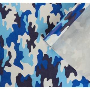 Крафт-бумага Камуфляж НЕБО 72 см*10 м./27195