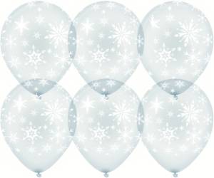 12" Искры снежинок, кристалл  (Малайзия)/ 25 шт 711489