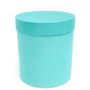 Коробка Цилиндр Бирюза 21*21*23 /АЕ-КМ004