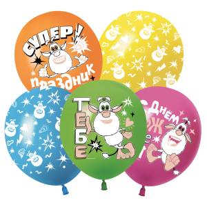 12" Буба, ассорти пастель (Китай 512)/ 25 шт 501921