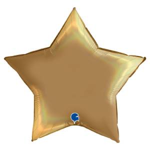 36" Звезда голография  Шампань (Grabo)/1204-1276