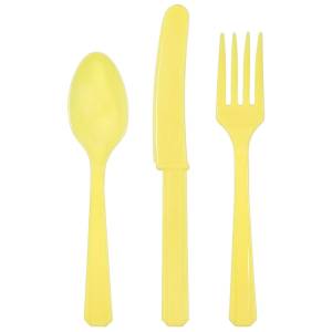Столовые приборы Pastel Yellow 24 шт./ 1502-6792