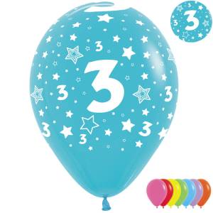 Цифра "3 Звезды" 12" пастель ( Колумбия)