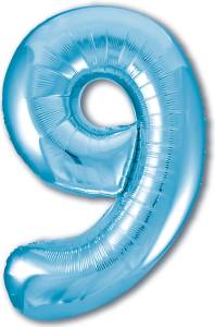Цифра 9 - 40" Slim Голубой (Россия) / 755341 / 1207-4920