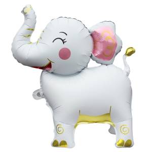 AIR 3D Слоник белый (ходячий шар)/ 1208-0943