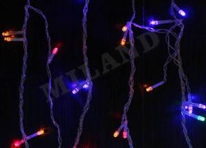 Гирлянда-Занавес 3*1м, 200 ламп, прозрачная нить