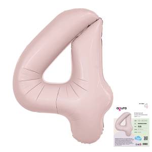 Цифра 4 - 40" Slim Пыльная роза (Россия) 1207-5355