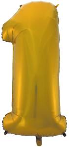 Цифра "1" - золото 40" / Китай