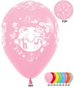 Школа 12" пастель ассорти (Колумбия)