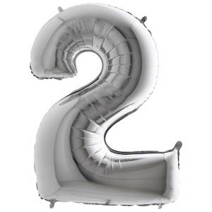 Цифра "2" - серебро/MD