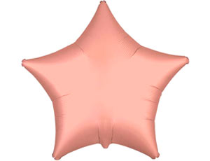 18" Звезда металл Розовый коралл (Россия) / 1204-0984
