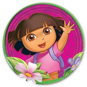 Тарелки "Даша-путешественница" 23 см. 8 шт.