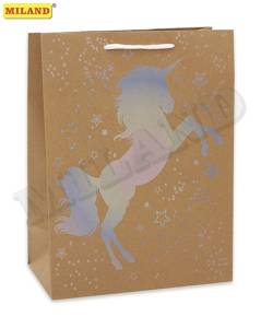 Пакет подарочный L/ПГ-1742 26,4*32,7*13,6 см крафт