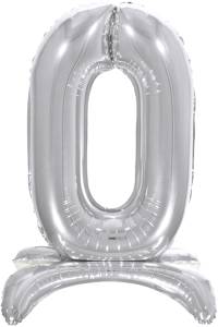 32" Цифра на подставке "0" серебро/ Китай 134010
