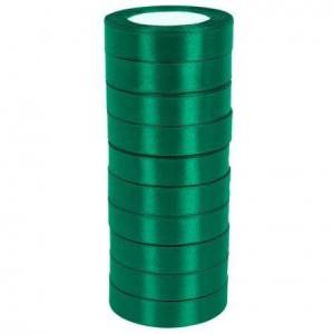 Лента атлас изумрудно-зеленая 20 мм*22,85м/ 88033470