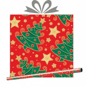 Бумага металл 0,685*1 м. в ассортименте