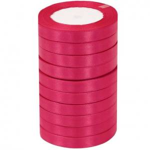 Лента атлас коралловый 12 мм*22,86 м 4886007/88017672