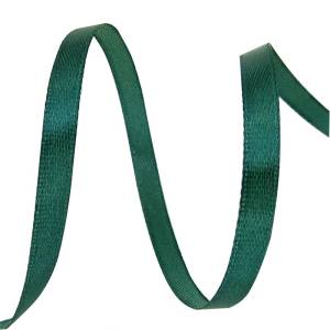 Лента атлас темно-зеленый 7 мм*22,85 м