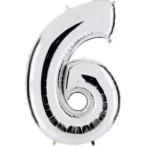 Цифра "6" -  Серебро /Grabo                     