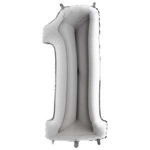 Цифра "1" - серебро/MD