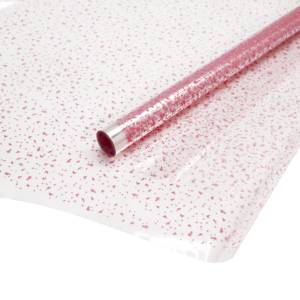 Пленка упаков прозрачная Мошка Розов/70см*8м 4076