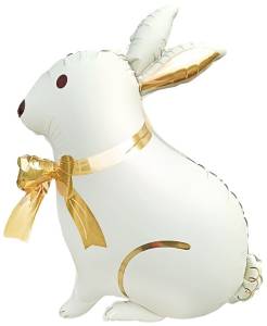 33" Зайка с золотым бантиком / Китай 27549