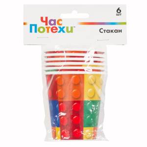 Стакан "Конструктор" 190 мл 6 шт/1502-4316