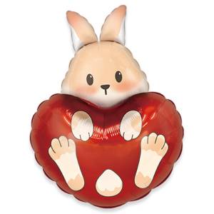 30" Зайка в сердце / Китай 1207-6657