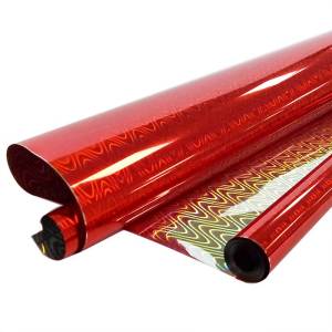 Пленка голография КРАСНАЯ 70 см*7,5 м./1110-70