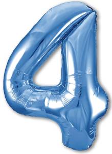 Цифра 4 - 40" Slim Синий (Россия) / 756416/1207-5025