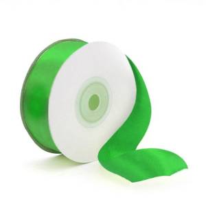 Лента атлас изумрудно-зеленый 38 мм*22,85 м / 38019