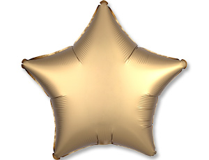 Звезда Сатин Gold Sateen (золото) 19" (Анаграм) 1204-0726