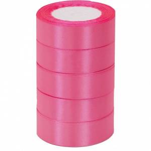 Лента атлас розовый 25 мм*22,85 м /25079/88011093