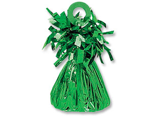 Грузик д/шара Конус зеленый 170гр 1302-0697