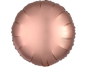 Круг Сатин Rose Copper  ( розовое золото ) 18" (Анаграм) / 1204-0645
