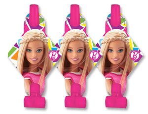 Язычок-гудок с карточкой "Барби", 8 шт.