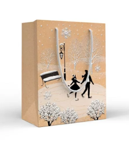 Пакет подарочный (М) 22,7*18 см / 15.16.00737