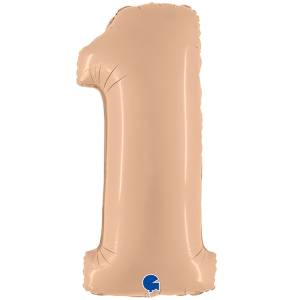Цифра "1" -  Сатин Nude /Grabo 1207-4671        