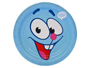 Тарелки  "Смешарики Крош" 17 см. 8 шт.