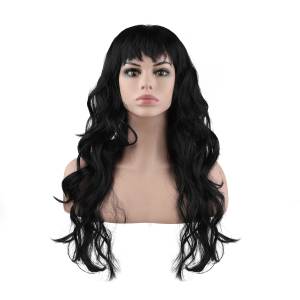 Парик "Локоны", черный /6231360