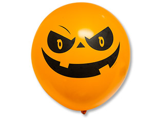 24" Тыква Улыбка оранжевая