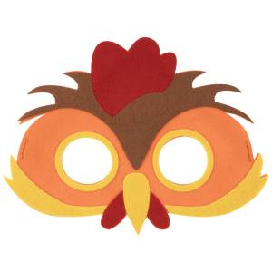 Маска "Курочка" из фетра / 6233495