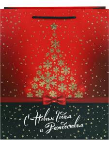 Пакет подарочный L/ПКП-6678 26*32*10 см 