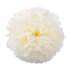 Помпон из бумаги 35 см. (заварной крем) 