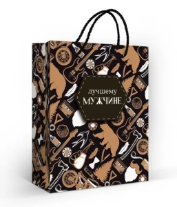 Пакет подарочный (М) 23*18 см / 10000228